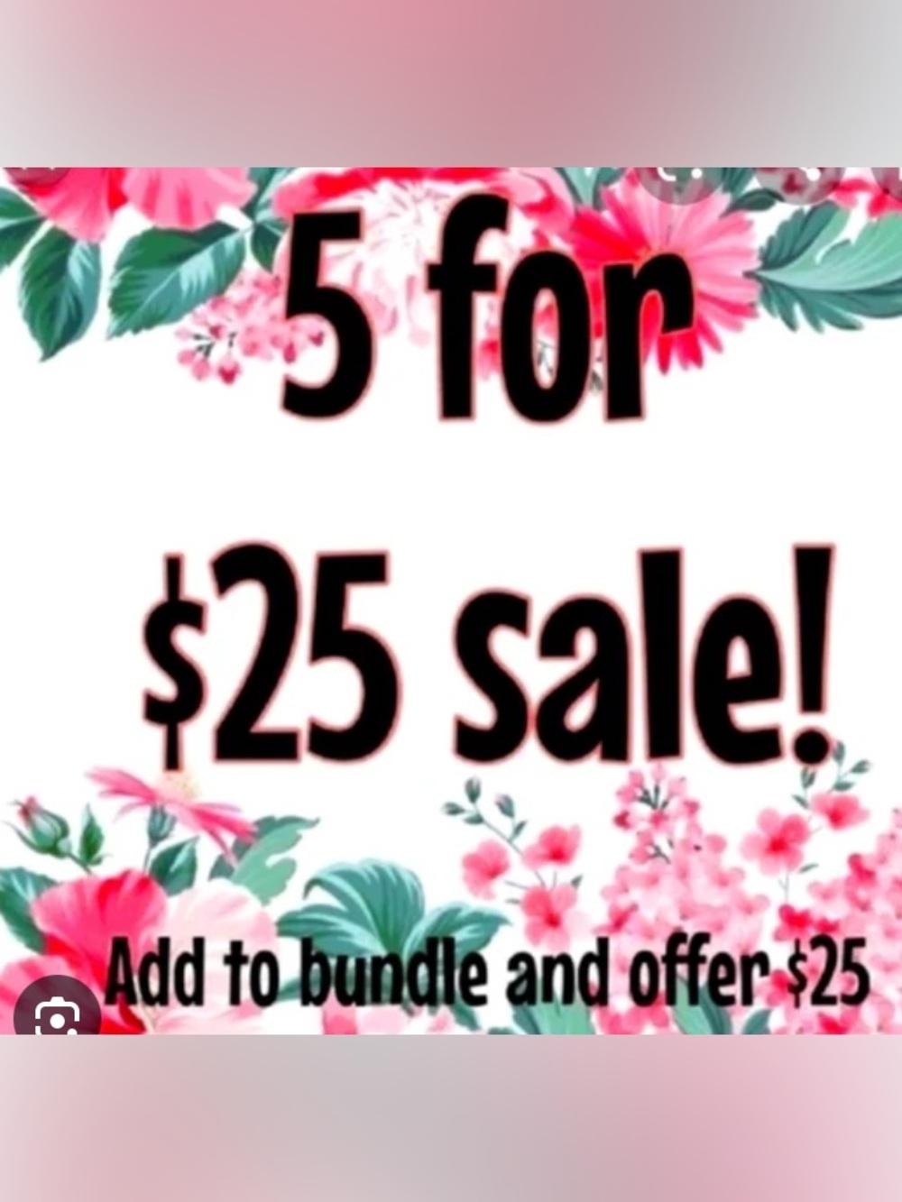 5 for 25 on all jewelry under 15